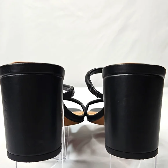 Sincerely Jules Black Kimberly Strappy High Heels Size 8 - Picture 8 of 8